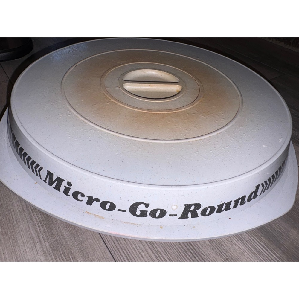 Vintage Nordic ware Micro-Go-Turntable Wind Up Rotating Platter- not working